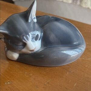 Royal Copenhagen sleeping kitten